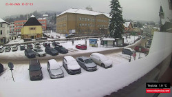 Střed obce Rokytnice nad Jizerou