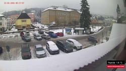 Střed obce Rokytnice nad Jizerou