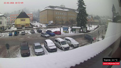 Střed obce Rokytnice nad Jizerou