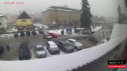 Střed obce Rokytnice nad Jizerou