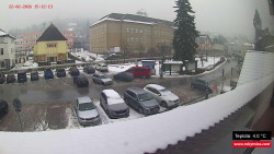 Střed obce Rokytnice nad Jizerou