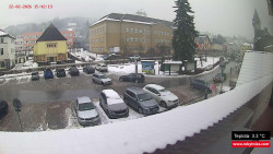 Střed obce Rokytnice nad Jizerou