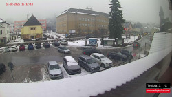 Střed obce Rokytnice nad Jizerou