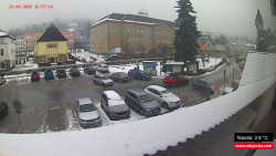 Střed obce Rokytnice nad Jizerou