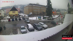 Střed obce Rokytnice nad Jizerou