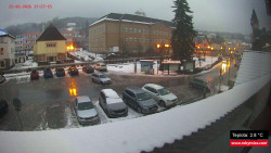 Střed obce Rokytnice nad Jizerou