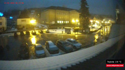 Střed obce Rokytnice nad Jizerou