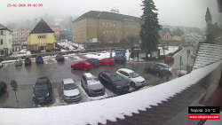 Střed obce Rokytnice nad Jizerou