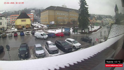 Střed obce Rokytnice nad Jizerou