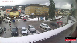 Střed obce Rokytnice nad Jizerou