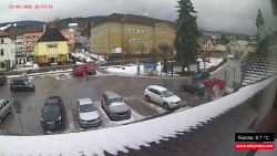 Střed obce Rokytnice nad Jizerou