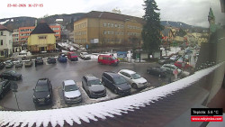 Střed obce Rokytnice nad Jizerou