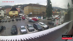 Střed obce Rokytnice nad Jizerou