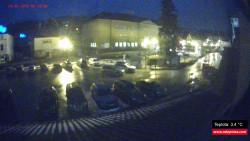 Střed obce Rokytnice nad Jizerou