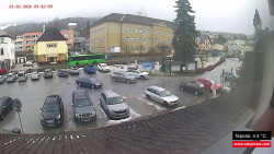 Střed obce Rokytnice nad Jizerou