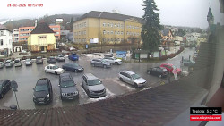 Střed obce Rokytnice nad Jizerou