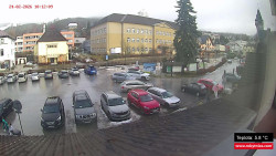 Střed obce Rokytnice nad Jizerou