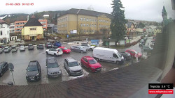 Střed obce Rokytnice nad Jizerou