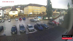 Střed obce Rokytnice nad Jizerou