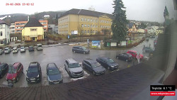 Střed obce Rokytnice nad Jizerou