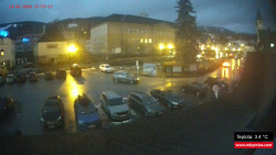 Střed obce Rokytnice nad Jizerou