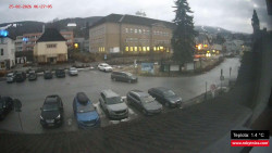 Střed obce Rokytnice nad Jizerou