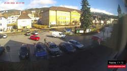 Střed obce Rokytnice nad Jizerou