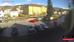 Střed obce Rokytnice nad Jizerou