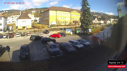 Střed obce Rokytnice nad Jizerou