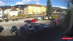 Střed obce Rokytnice nad Jizerou