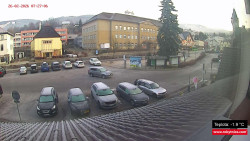 Střed obce Rokytnice nad Jizerou