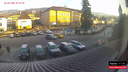 Střed obce Rokytnice nad Jizerou