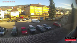 Střed obce Rokytnice nad Jizerou