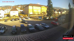 Střed obce Rokytnice nad Jizerou