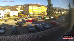 Střed obce Rokytnice nad Jizerou