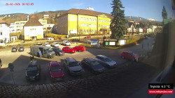 Střed obce Rokytnice nad Jizerou