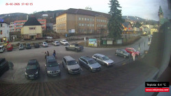 Střed obce Rokytnice nad Jizerou