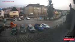 Střed obce Rokytnice nad Jizerou