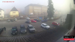 Střed obce Rokytnice nad Jizerou