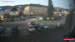 Střed obce Rokytnice nad Jizerou