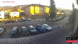 Střed obce Rokytnice nad Jizerou