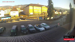 Střed obce Rokytnice nad Jizerou