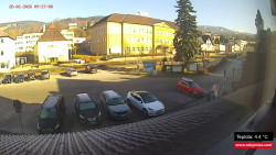 Střed obce Rokytnice nad Jizerou