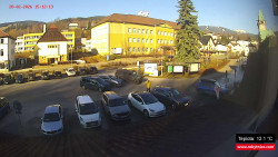 Střed obce Rokytnice nad Jizerou