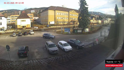 Střed obce Rokytnice nad Jizerou