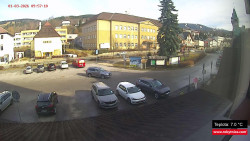 Střed obce Rokytnice nad Jizerou