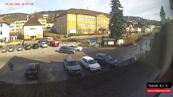 Střed obce Rokytnice nad Jizerou