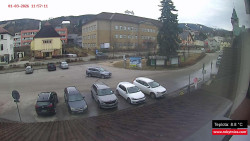 Střed obce Rokytnice nad Jizerou