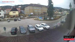 Střed obce Rokytnice nad Jizerou