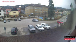 Střed obce Rokytnice nad Jizerou